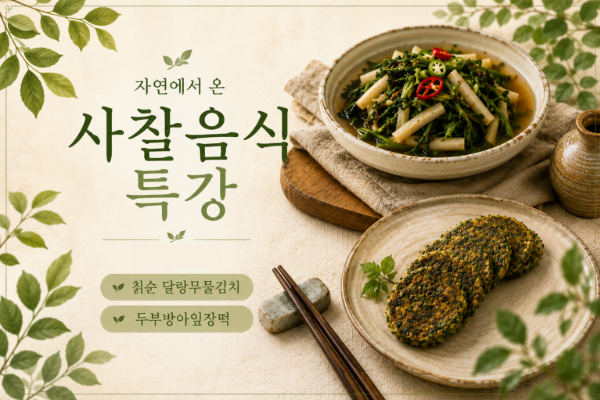 [원데이클래스] 자연에서 온 사찰 김치(7월)